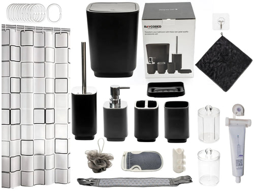 LuxeHaven™ Complete Bathroom Decor Set