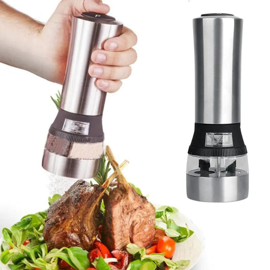 2-in-1 Stainless Steel Pepper Grinder