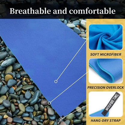 DrySwift™ Microfiber Travel & Sports Towel