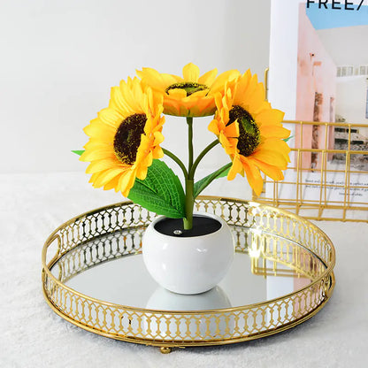 LED Sunflower Night Light