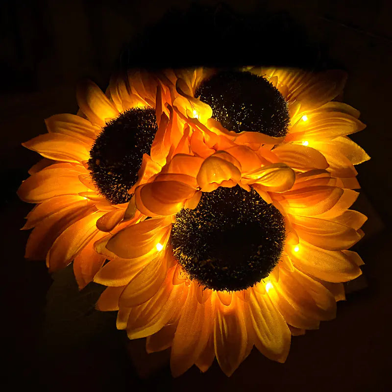 LED Sunflower Night Light