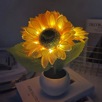 LED Sunflower Night Light